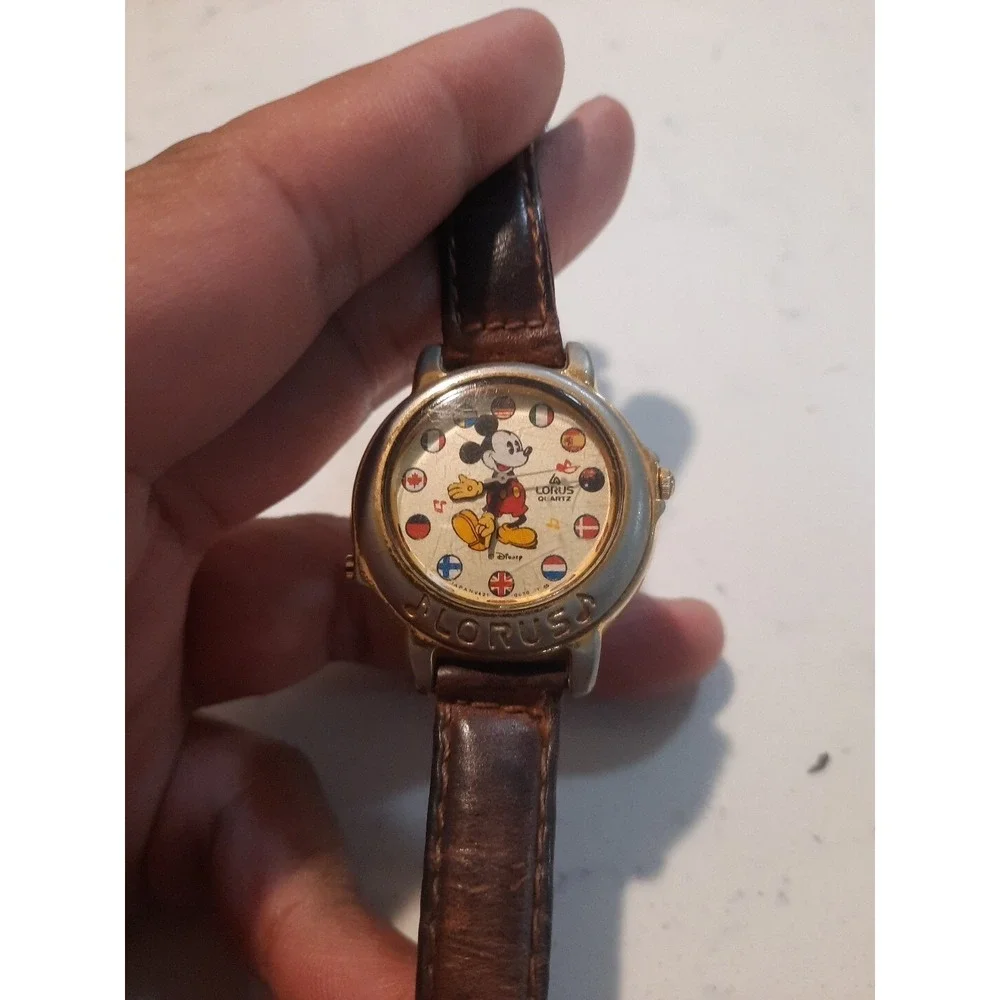 Lorus Mickey Mouse Watch Unisex Musical Mickey Theme Song V421-0020